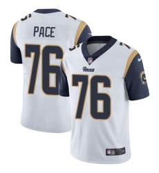 Youth Nike Los Angeles Rams #76 Orlando Pace White Vapor Untouchable Limited Player NFL Jersey