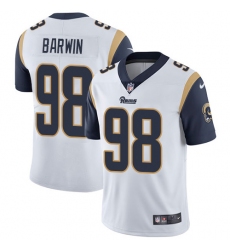 Men's Nike Los Angeles Rams #98 Connor Barwin White Vapor Untouchable Limited Player NFL Jersey