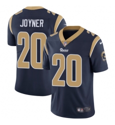 Youth Nike Los Angeles Rams #20 Lamarcus Joyner Navy Blue Team Color Vapor Untouchable Limited Player NFL Jersey