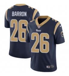 Youth Nike Los Angeles Rams #26 Mark Barron Navy Blue Team Color Vapor Untouchable Limited Player NFL Jersey