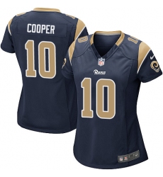 Women's Nike Los Angeles Rams #10 Pharoh Cooper Game Navy Blue Team Color NFL Jersey