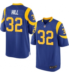 Men's Nike Los Angeles Rams #32 Troy Hill Game Royal Blue Alternate NFL Jersey