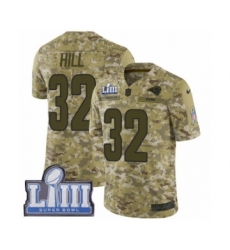 Youth Nike Los Angeles Rams #32 Troy Hill Limited Camo 2018 Salute to Service Super Bowl LIII Bound NFL Jersey
