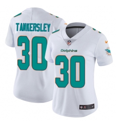 Women's Nike Miami Dolphins #30 Cordrea Tankersley White Vapor Untouchable Limited Player NFL Jersey