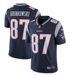 Youth Nike New England Patriots #87 Rob Gronkowski Navy Blue Team Color Vapor Untouchable Limited Player NFL Jersey