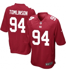 Men's Nike New York Giants #94 Dalvin Tomlinson Game Red Alternate NFL Jersey