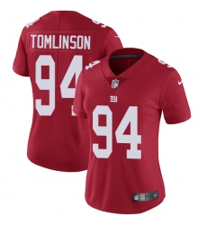 Women's Nike New York Giants #94 Dalvin Tomlinson Elite Red Alternate NFL Jersey