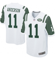 Men's Nike New York Jets #11 Robby Anderson Game White NFL Jersey