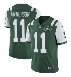 Youth Nike New York Jets #11 Robby Anderson Elite Green Team Color NFL Jersey