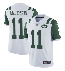 Youth Nike New York Jets #11 Robby Anderson Elite White NFL Jersey