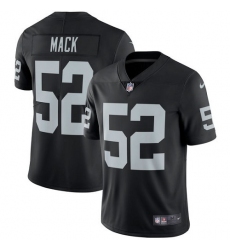 Youth Nike Oakland Raiders #52 Khalil Mack Elite Black Team Color NFL Jersey