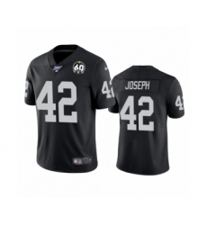 Women's Oakland Raiders #42 Karl Joseph Black 60th Anniversary Vapor Untouchable Limited Player 100th Season Football Jersey