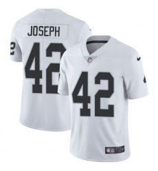 Youth Nike Oakland Raiders #42 Karl Joseph Elite White NFL Jersey