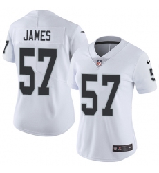 Women's Nike Oakland Raiders #57 Cory James White Vapor Untouchable Limited Player NFL Jersey