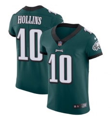 Men's Nike Philadelphia Eagles #10 Mack Hollins Midnight Green Team Color Vapor Untouchable Elite Player NFL Jersey