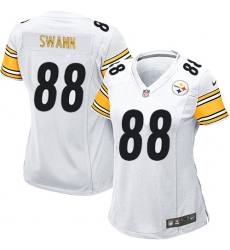 Women's Nike Pittsburgh Steelers #88 Lynn Swann Game White NFL Jersey