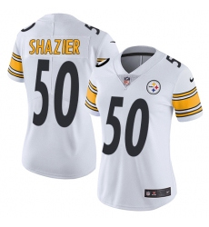Women's Nike Pittsburgh Steelers #50 Ryan Shazier Elite White NFL Jersey