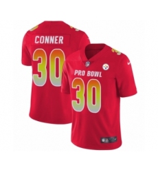 Men's Nike Pittsburgh Steelers #30 James Conner Limited Red AFC 2019 Pro Bowl NFL Jersey