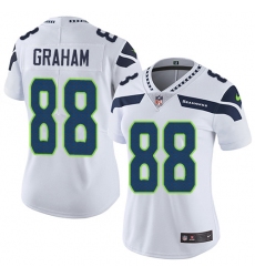 Women's Nike Seattle Seahawks #88 Jimmy Graham Elite White NFL Jersey