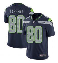 Youth Nike Seattle Seahawks #80 Steve Largent Steel Blue Team Color Vapor Untouchable Limited Player NFL Jersey