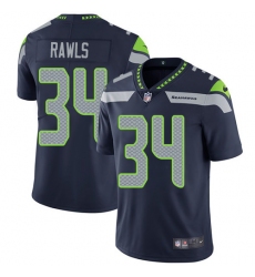 Youth Nike Seattle Seahawks #34 Thomas Rawls Elite Steel Blue Team Color NFL Jersey