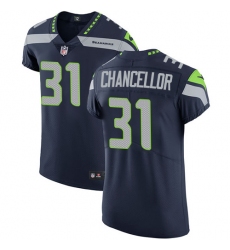 Men's Nike Seattle Seahawks #31 Kam Chancellor Steel Blue Team Color Vapor Untouchable Elite Player NFL Jersey
