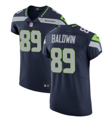 Men's Nike Seattle Seahawks #89 Doug Baldwin Steel Blue Team Color Vapor Untouchable Elite Player NFL Jersey