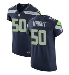 Men's Nike Seattle Seahawks #50 K.J. Wright Steel Blue Team Color Vapor Untouchable Elite Player NFL Jersey