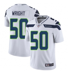 Youth Nike Seattle Seahawks #50 K.J. Wright Elite White NFL Jersey