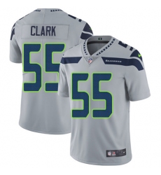 Youth Nike Seattle Seahawks #55 Frank Clark Elite Grey Alternate NFL Jersey