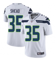 Youth Nike Seattle Seahawks #35 DeShawn Shead Elite White NFL Jersey