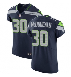 Men's Nike Seattle Seahawks #30 Bradley McDougald Steel Blue Team Color Vapor Untouchable Elite Player NFL Jersey
