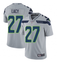 Youth Nike Seattle Seahawks #27 Eddie Lacy Elite Grey Alternate NFL Jersey
