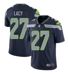 Youth Nike Seattle Seahawks #27 Eddie Lacy Elite Steel Blue Team Color NFL Jersey