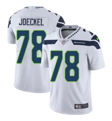 Men's Nike Seattle Seahawks #78 Luke Joeckel White Vapor Untouchable Limited Player NFL Jersey