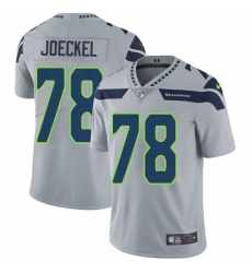 Youth Nike Seattle Seahawks #78 Luke Joeckel Elite Grey Alternate NFL Jersey
