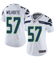 Women's Nike Seattle Seahawks #57 Michael Wilhoite Elite White NFL Jersey