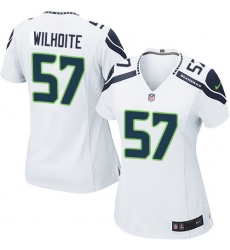 Women's Nike Seattle Seahawks #57 Michael Wilhoite Game White NFL Jersey
