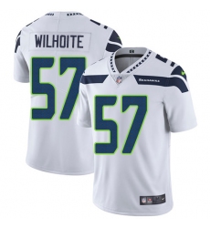 Youth Nike Seattle Seahawks #57 Michael Wilhoite Elite White NFL Jersey