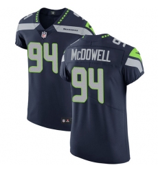 Men's Nike Seattle Seahawks #94 Malik McDowell Steel Blue Team Color Vapor Untouchable Elite Player NFL Jersey
