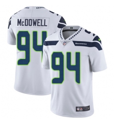 Youth Nike Seattle Seahawks #94 Malik McDowell Elite White NFL Jersey