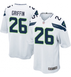 Men's Nike Seattle Seahawks #26 Shaquill Griffin Game White NFL Jersey