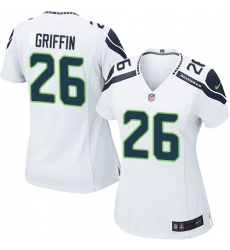 Women's Nike Seattle Seahawks #26 Shaquill Griffin Game White NFL Jersey