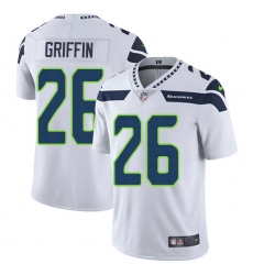 Youth Nike Seattle Seahawks #26 Shaquill Griffin Elite White NFL Jersey