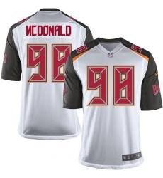 Men's Nike Tampa Bay Buccaneers #98 Clinton McDonald Game White NFL Jersey