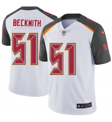 Youth Nike Tampa Bay Buccaneers #51 Kendell Beckwith White Vapor Untouchable Limited Player NFL Jersey