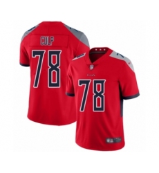 Men's Tennessee Titans #78 Curley Culp Limited Red Inverted Legend Football Jersey