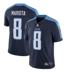 Youth Nike Tennessee Titans #8 Marcus Mariota Elite Navy Blue Alternate NFL Jersey