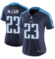 Women's Nike Tennessee Titans #23 Brice McCain Navy Blue Alternate Vapor Untouchable Limited Player NFL Jersey