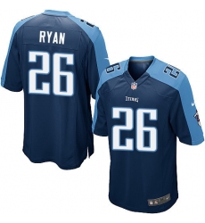 Men's Nike Tennessee Titans #26 Logan Ryan Game Navy Blue Alternate NFL Jersey